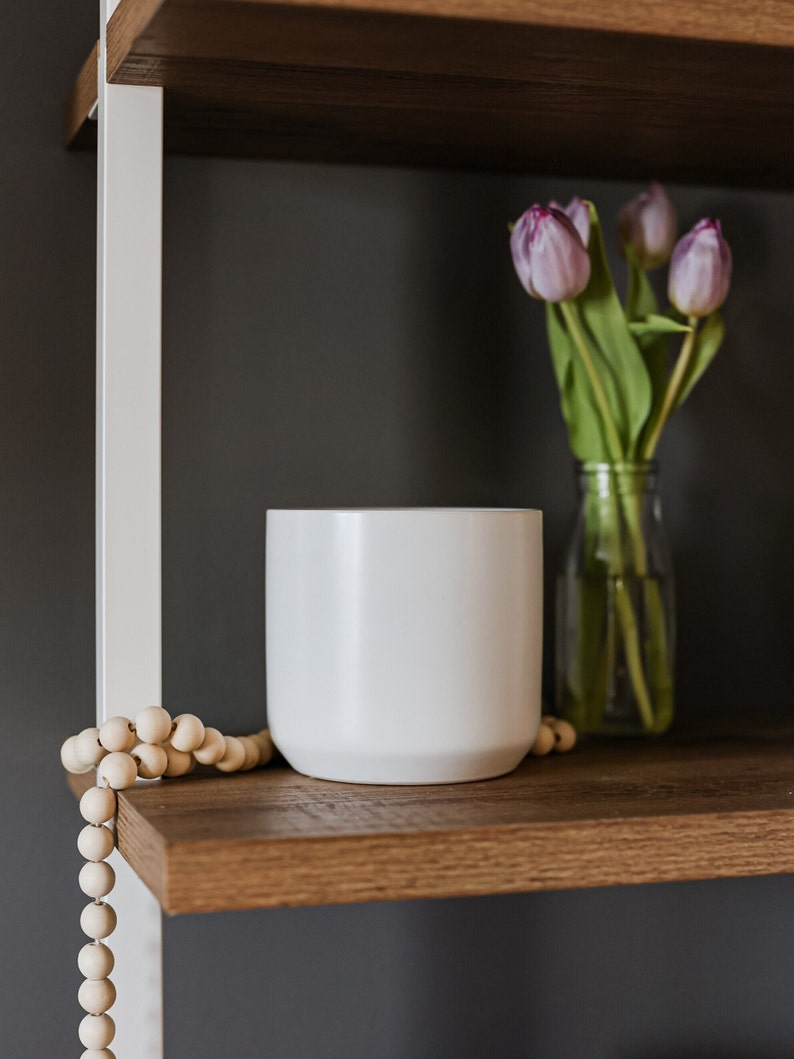 White Ceramic Planter