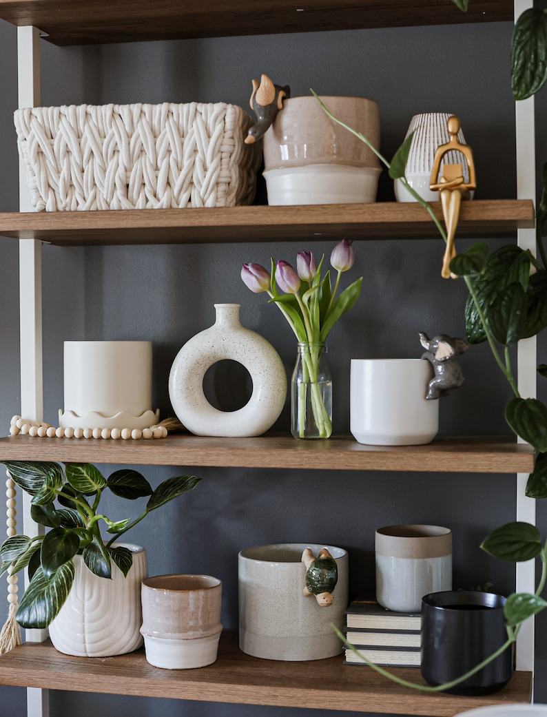 Ceramic Bunny Pot Hugger