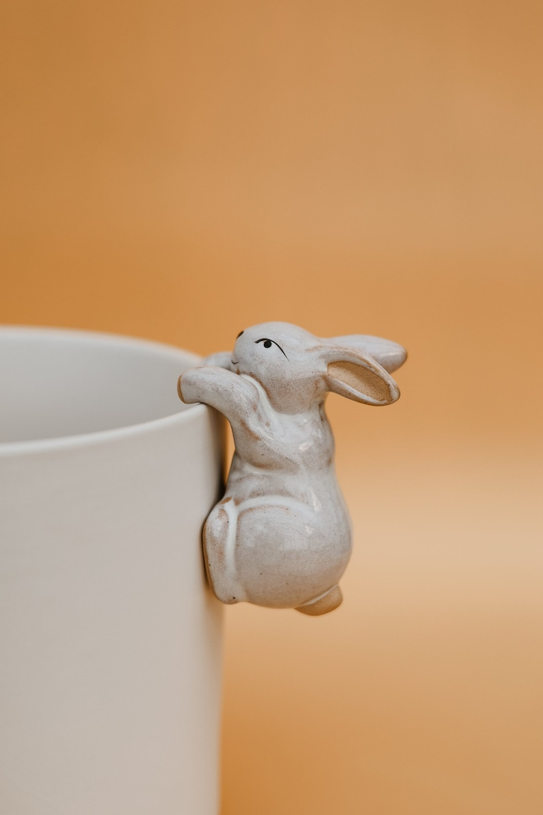 Ceramic Bunny Pot Hugger