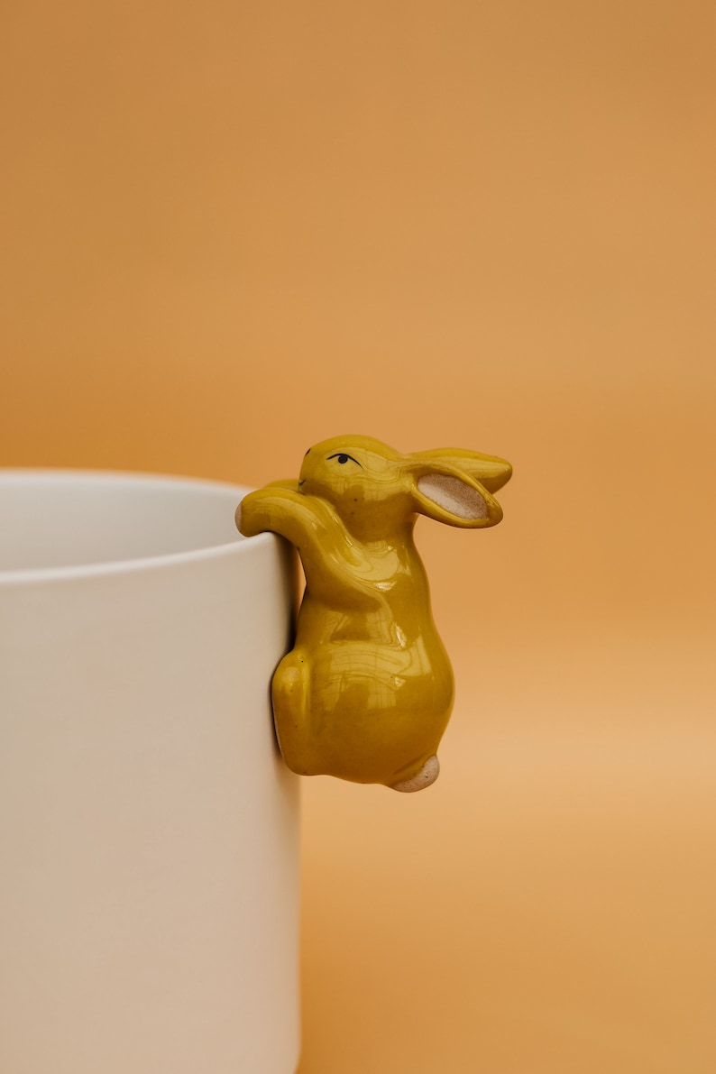 Ceramic Bunny Pot Hugger