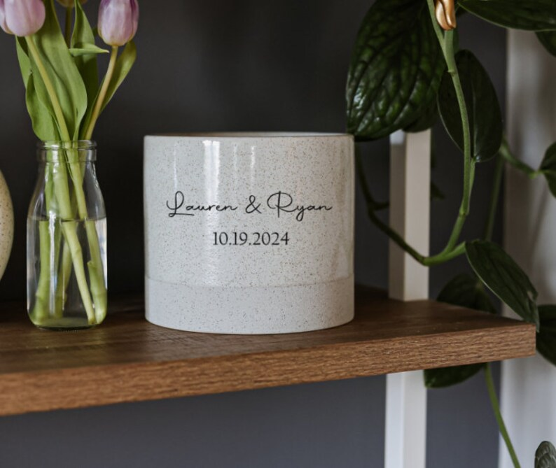 Personalized Ceramic Vase Planter