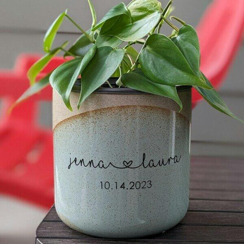 Personalized Ceramic Vase Planter