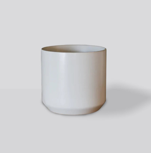 White Ceramic Planter